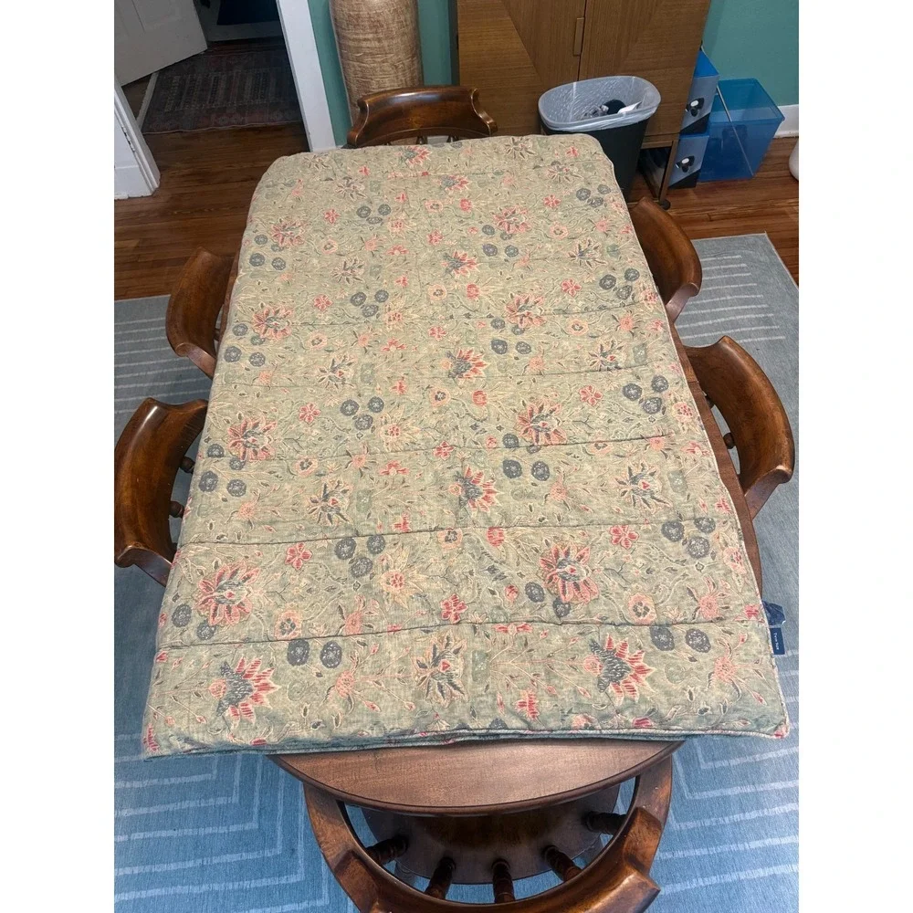 Vintage Ralph Lauren Isabella Full Queen Comforter Sage Floral Cotton Linen USA